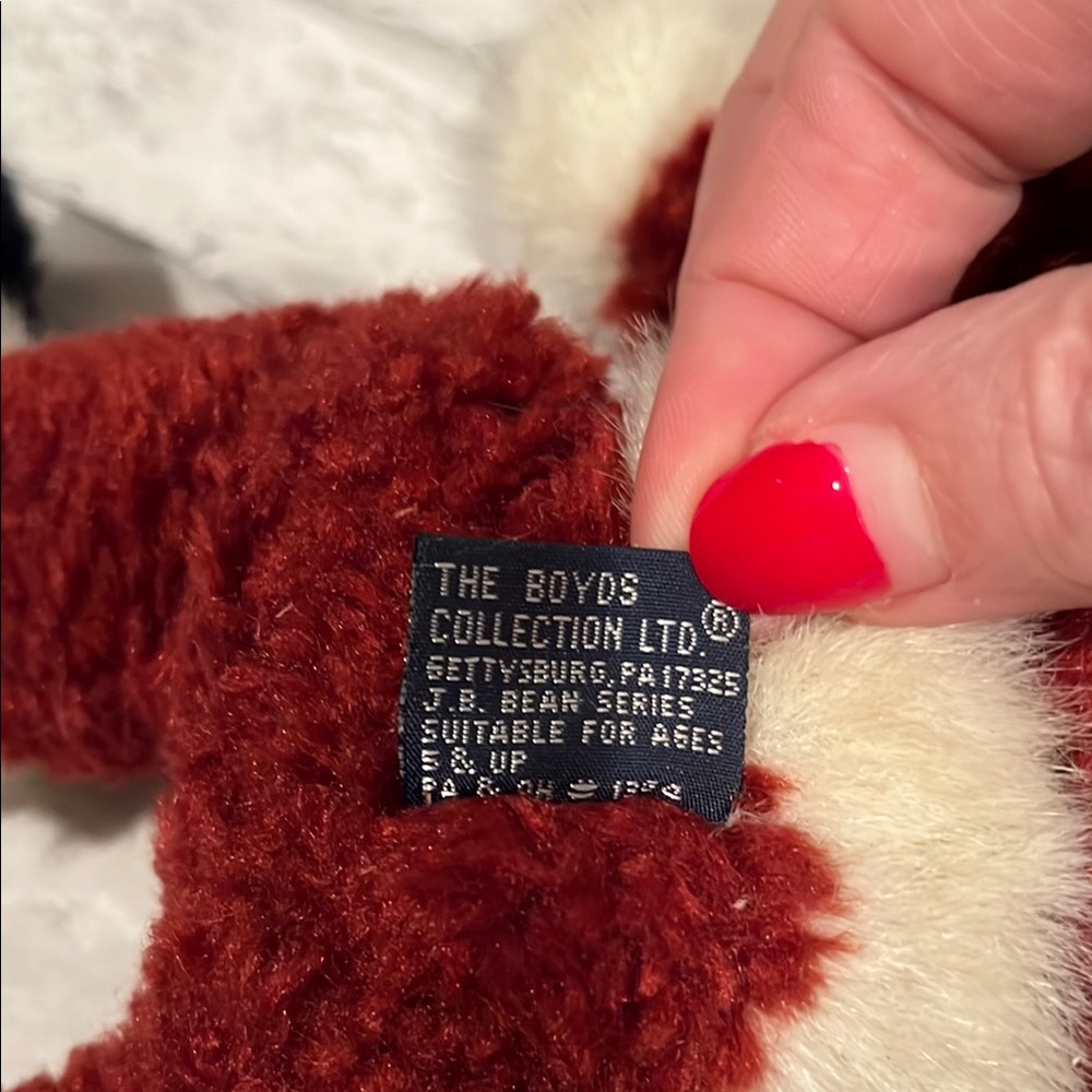 Boyds Bear 10 inch Santa Teddy Bear Plush - Picture 5 of 7
